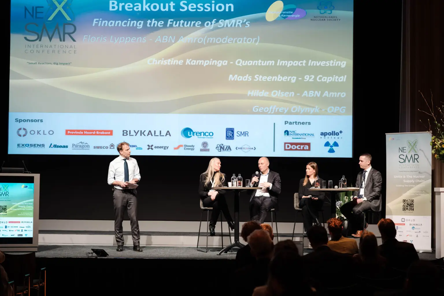 NexSMR breakout session on the main conference stage