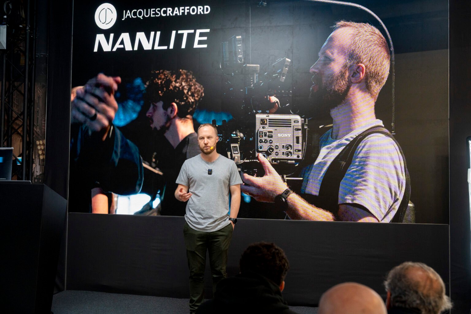 Nanlite lighting demonstration at IBC Amsterdam